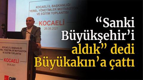 “Sanki Büyükşehir’i aldık” dedi Büyükakın’a çattı “Uçakla tur attı gözüktü”